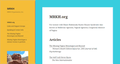 Desktop Screenshot of mrkh.org