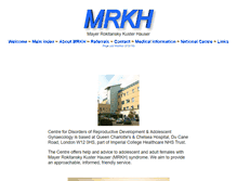 Tablet Screenshot of mrkh.org.uk